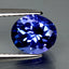1.64 ct Attractive Oval(7.80 x 6.74 mm)Tanzania Bluish Violet Tanzanite Gemstone