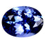 1.91 ct World class Oval (9.00 x 6.81 mm) Tanzania Bluish Violet Tanzanite Stone