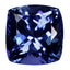 2.32 ct Resplendent Cushion (7.15 x 6.85 mm) Tanzania Bluish Violet Tanzanite