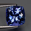 2.32 ct Resplendent Cushion (7.15 x 6.85 mm) Tanzania Bluish Violet Tanzanite