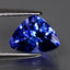 1.80 ct Mesmerizing Triangle (8.87 x 6.74 mm) Tanzania Bluish Violet Tanzanite