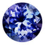 1.84 ct Good-looking Round(7.49 x 7.40 mm)Tanzania Bluish Violet Tanzanite Stone