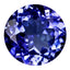 2.04 ct Marvelous Round(8.13 x 8.01 mm)Tanzania Bluish Violet Tanzanite Gemstone