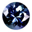 1.51 ct Supreme Round (7.07 x 7.06 mm) Tanzania Bluish Violet Tanzanite Gemstone