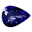2.41 ct Pear (10.92 x 7.19 mm) Tanzania Bluish Violet Tanzanite Stone