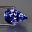 1.64 ct Eye-popping Pear(9.06 x 5.90 mm)Natural Tanzania Bluish Violet Tanzanite
