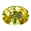 0.96 ct Oval(6.95 x 5.05 mm)(Un-Heated)Ceylon Natural Yellow Sapphire Gemstone