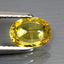 0.97 ct Oval(7.13 x 5.22 mm)(Un-Heated)Ceylon Natural Yellow Sapphire Gemstone