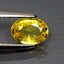 0.79 ct Oval(6.84 x 4.98 mm)(Un-Heated)Ceylon Natural Yellow Sapphire Gemstone