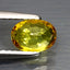 0.86 ct Oval(6.79 x 4.92 mm)(Un-Heated)Ceylon Natural Yellow Sapphire Gemstone
