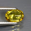0.76 ct Oval(6.98 x 4.96 mm)(Un-Heated)Ceylon Natural Yellow Sapphire Gemstone