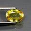 1.27 ct Oval(7.09 x 5.19 mm)(Un-Heated)Ceylon Natural Yellow Sapphire Gemstone