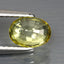 1.27 ct Oval(7.09 x 5.19 mm)(Un-Heated)Ceylon Natural Yellow Sapphire Gemstone
