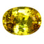 0.96 ct Oval(6.82 x 5.03 mm)(Un-Heated)Ceylon Natural Yellow Sapphire Gemstone
