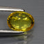 0.96 ct Oval(6.82 x 5.03 mm)(Un-Heated)Ceylon Natural Yellow Sapphire Gemstone