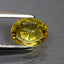 0.92 ct Oval(6.87 x 5.21 mm)(Un-Heated)Ceylon Natural Yellow Sapphire Gemstone