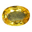 1.01 ct Oval(7.15 x 5.19 mm)(Un-Heated)Ceylon Natural Yellow Sapphire Gemstone