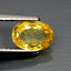 1.01 ct Oval(7.15 x 5.19 mm)(Un-Heated)Ceylon Natural Yellow Sapphire Gemstone