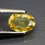 0.82 ct Oval(6.97 x 5.11 mm)(Un-Heated)Ceylon Natural Yellow Sapphire Gemstone