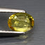 0.76 ct Oval(6.89 x 5.09 mm)(Un-Heated)Ceylon Natural Yellow Sapphire Gemstone