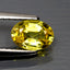 0.85 ct Oval(6.90 x 4.97 mm)(Un-Heated)Ceylon Natural Yellow Sapphire Gemstone