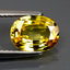 1.61 ct Sparkling Oval(8.68 x 6.47 mm)Heated Madagascar Yellow Sapphire Gemstone
