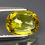 1.72 ct Very good Oval(8.48 x 6.39 mm)Heated Madagascar Yellow Sapphire Gemstone