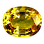 1.94 ct Romantic Oval(8.59 x 6.79 mm)Heated Madagascar Yellow Sapphire Gemstone