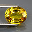 1.94 ct Romantic Oval(8.59 x 6.79 mm)Heated Madagascar Yellow Sapphire Gemstone
