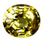1.72 ct Impressive Oval (7.58 x 6.70 mm) Heated Madagascar Yellow Sapphire Stone