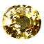1.54 ct Attractive Oval (6.66 x 7.53 mm) Heated Madagascar Yellow Sapphire Stone