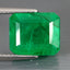 5.31 ct Phenomenal Octagon Cut (10.73 x 9.07 mm) Colombia Green Emerald Gemstone