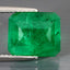 5.31 ct Phenomenal Octagon Cut (10.73 x 9.07 mm) Colombia Green Emerald Gemstone