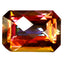 10.29 ct Great looking Emerald(14.01 x 10.13 mm)Multi Color Twilight Topaz Stone