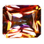 6.94 ct Sparkling Emerald (12.00 x 9.98 mm) Multi Color Twilight Topaz Gemstone