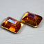 8.34 ct (2pcs) MATCHING PAIR Emerald (10.14 x 8.00 mm) Twilight Topaz Gemstone
