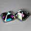 9.50 ct(2pcs)MATCHING PAIR Princess(9.18 x 9.15 mm)Mystic Fire Topaz Gemstone