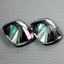 7.44 ct(2pcs)MATCHING PAIR Cushion(10.04 x 8.09 mm)Mystic Fire Topaz Gemstone