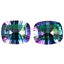 6.81 ct(2pcs)MATCHING PAIR Cushion(10.13 x 8.09 mm)Mystic Fire Topaz Gemstone