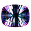 3.63 ct Great looking Cushion (10.12 x 8.09 mm) Green Mystic Fire Topaz Gemstone