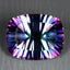 3.63 ct Great looking Cushion (10.12 x 8.09 mm) Green Mystic Fire Topaz Gemstone
