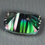 3.63 ct Great looking Cushion (10.12 x 8.09 mm) Green Mystic Fire Topaz Gemstone