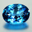 21.25 ct Shimmering Oval Cut (19.74 x 14.83 mm) Brazil Swiss Blue Topaz Gemstone