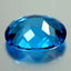 21.25 ct Shimmering Oval Cut (19.74 x 14.83 mm) Brazil Swiss Blue Topaz Gemstone