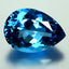 14.16 ct Phenomenal Pear Cut (17.95 x 12.75 mm) Brazil Swiss Blue Topaz Gemstone