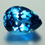 14.95 ct Super-Excellent Pear(17.69 x 12.92 mm)Brazil Swiss Blue Topaz Gemstone