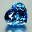 17.37 ct Premium Heart(15.45 x 14.06 mm)Brazil Swiss Blue Topaz Natural Gemstone