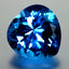 21.34 ct Charming Heart Cut (17.36 x 17.01 mm) Brazil Swiss Blue Topaz Gemstone