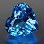 17.44 ct Fabulous Heart Cut (16.57 x 15.62 mm) Brazil Swiss Blue Topaz Gemstone