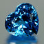 15.40 ct Awe-inspiring Heart (14.96 x 14.04 mm) Brazil Swiss Blue Topaz Gemstone